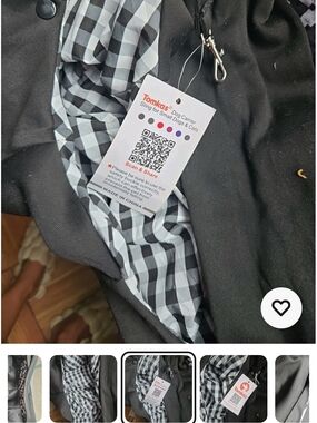 Tomkas Black Small Pet Carrier Sling